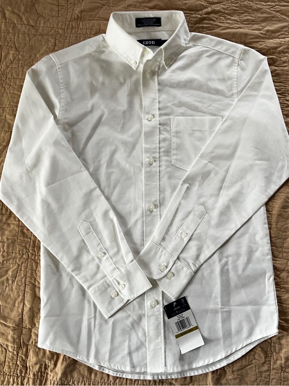 Izod White Button-Down Dress Shirt for Kids
